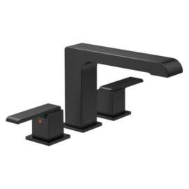 T2767-BL Ara Delta Ara Roman Tub Trim, Matte Black