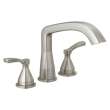T2776-SS Stryke Delta Stryke Three Hole Roman Tub Trim, Stainless