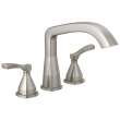 T2776-SS Stryke Delta Stryke Three Hole Roman Tub Trim, Stainless