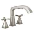 T27766-SS Stryke Delta Stryke Three Hole Roman Tub Trim, Stainless