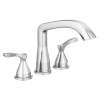T2776 Stryke Delta Stryke Three Hole Roman Tub Trim, Chrome