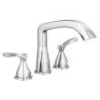 T2776 Stryke Delta Stryke Three Hole Roman Tub Trim, Chrome