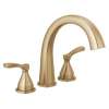 T2777-CZ Stryke Delta Stryke Three Hole Roman Tub Trim, Champagne Bronze