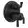 T27833-BL Kayra 2-Handle Monitor 17 Series Valve Trim with 3- or 6- Setting Diverter, Matte Black