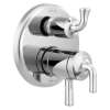 T27833 Kayra 2-Handle Monitor 17 Series Valve Trim with 3- or 6- Setting Diverter, Chrome
