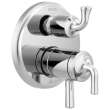 T27833 Kayra 2-Handle Monitor 17 Series Valve Trim with 3- or 6- Setting Diverter, Chrome