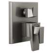 T27843-KS-PR Trillian Two-Handle Monitor 17 Series Valve Trim with 3-Setting Diverter, Lumicoat Black Stainless