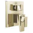 T27843-PN-PR Trillian Two-Handle Monitor 17 Series Valve Trim with 3-Setting Diverter, Lumicoat Polished Nickel