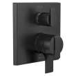 T27867-BL Ara Angular Modern Monitor 17 Series Valve Trim with 3-Setting Integrated Diverter
