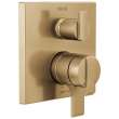 T27867-CZ Ara Angular Modern Monitor 17 Series Valve Trim with 3-Setting Integrated Diverter, Champagne Bronze