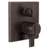 T27867-RB Ara Angular Modern Monitor 17 Series Valve Trim with 3-Setting Integrated Diverter, Venetian Bronze
