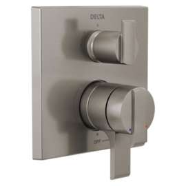 T27867-SS Ara Angular Modern Monitor 17 Series Valve Trim with 3-Setting Integrated Diverter, Stainless