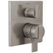 T27867-SS Ara Angular Modern Monitor 17 Series Valve Trim with 3-Setting Integrated Diverter, Stainless