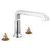 T2789-PR-LHP Tetra Delta Tetra Roman Tub Trim, Lumicoat Chrome