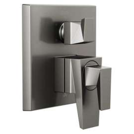 T27943-KS-PR Trillian Two-Handle Monitor 17 Series Valve Trim with 6-Setting Diverter