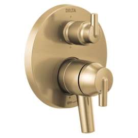 T27959-CZ Trinsic Contemporary Monitor 17 Series Valve Trim with 6-Setting Integrated Diverter, Champagne Bronze