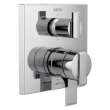 T27967 Ara Angular Modern Monitor 17 Series Valve Trim with 6-Setting Integrated Diverter