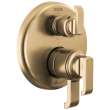 T27989-CZ-PR Tetra 17 Series Integrated Diverter Trim with 6-Setting, Lumicoat Champagne Bronze