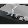 T2799-PR Pivotal Delta Pivotal Roman Tub Trim, Lumicoat Chrome