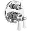 T27T856 Dorval Traditional 2-Handle Monitor 17T Series Valve Trim with 3 Setting Diverter, Chrome