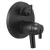 T27T859-BL Trinsic Contemporary TempAssure 17T Series Valve Trim with 3-Setting Integrated Diverter, Matte Black