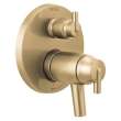T27T859-CZ Trinsic Contemporary TempAssure 17T Series Valve Trim with 3-Setting Integrated Diverter, Champagne Bronze