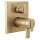 T27T867-CZ Ara Angular Modern TempAssure 17T Series Valve Trim with 3-Setting Integrated Diverter, Champagne Bronze