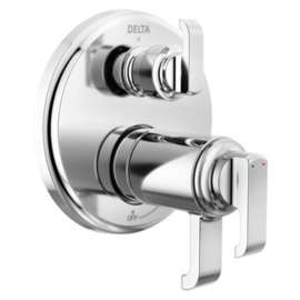 T27T889-PR Tetra TempAssure 17T Series Integrated Diverter Trim with 3-Setting, Lumicoat Chrome