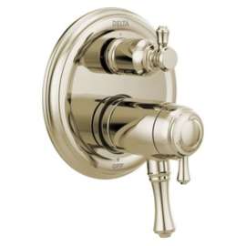 T27T897-PN Cassidy Traditional TempAssure 17T Series Valve Trim with 3-Setting Integrated Diverter, Polished Nickel