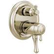 T27T897-PN Cassidy Traditional TempAssure 17T Series Valve Trim with 3-Setting Integrated Diverter, Polished Nickel