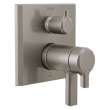 T27T899-SS-PR Pivotal TempAssure 17T Series Valve Trim with 3-Setting Integrated Diverter, Lumicoat Stainless