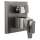 T27T943-KS-PR Trillian Two-Handle Monitor 17T Series Valve Trim with 6-Setting Diverter, Lumicoat Black Stainless