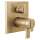 T27T967-CZ Ara Angular Modern TempAssure 17T Series Valve Trim with 6-Setting Integrated Diverter, Champagne Bronze