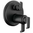 T27T989-BL Tetra TempAssure 17T Series Integrated Diverter Trim with 6-Setting, Matte Black