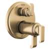 T27T989-CZ-PR Tetra TempAssure 17T Series Integrated Diverter Trim with 6-Setting, Lumicoat Champagne Bronze