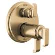 T27T989-CZ-PR Tetra TempAssure 17T Series Integrated Diverter Trim with 6-Setting, Lumicoat Champagne Bronze