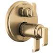 T27T989-CZ-PR Tetra TempAssure 17T Series Integrated Diverter Trim with 6-Setting, Lumicoat Champagne Bronze