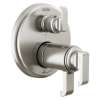 T27T989-SS-PR Tetra TempAssure 17T Series Integrated Diverter Trim with 6-Setting, Lumicoat Stainless