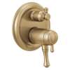 T27T997-CZ Cassidy Traditional TempAssure 17T Series Valve Trim with 6-Setting Integrated Diverter, Champagne Bronze