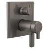 T27T999-KS-PR Pivotal TempAssure 17T Series Valve Trim with 6-Setting Integrated Diverter, Lumicoat Black Stainless