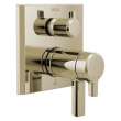 T27T999-PN-PR Pivotal TempAssure 17T Series Valve Trim with 6-Setting Integrated Diverter, Lumicoat Polished Nickel