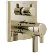 T27T999-PN-PR Pivotal TempAssure 17T Series Valve Trim with 6-Setting Integrated Diverter, Lumicoat Polished Nickel