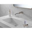 T3589LF-SS-PR-WL Tetra Single Handle Wall Mount Bathroom Faucet Trim, Lumicoat Stainless