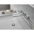 T3599LF-PR-WL Pivotal Two Handle Wall Mount Bathroom Faucet Trim, Lumicoat Chrome