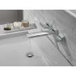 T3599LF-PR-WL Pivotal Two Handle Wall Mount Bathroom Faucet Trim, Lumicoat Chrome