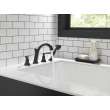 T4732-BL Woodhurst Delta Woodhurst Roman Tub with Hand Shower Trim, Matte Black
