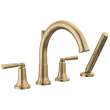 T4735-CZ SAYLOR Delta SAYLOR Roman Tub Trim with Hand Shower, Champagne Bronze
