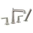 T4736-SS SAYLOR Delta SAYLOR Roman Tub Trim with Hand Shower, Stainless