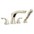 T4752-PN Tesla Delta Tesla Roman Tub with Hand Shower Trim, Polished Nickel