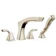 T4752-PN Tesla Delta Tesla Roman Tub with Hand Shower Trim, Polished Nickel